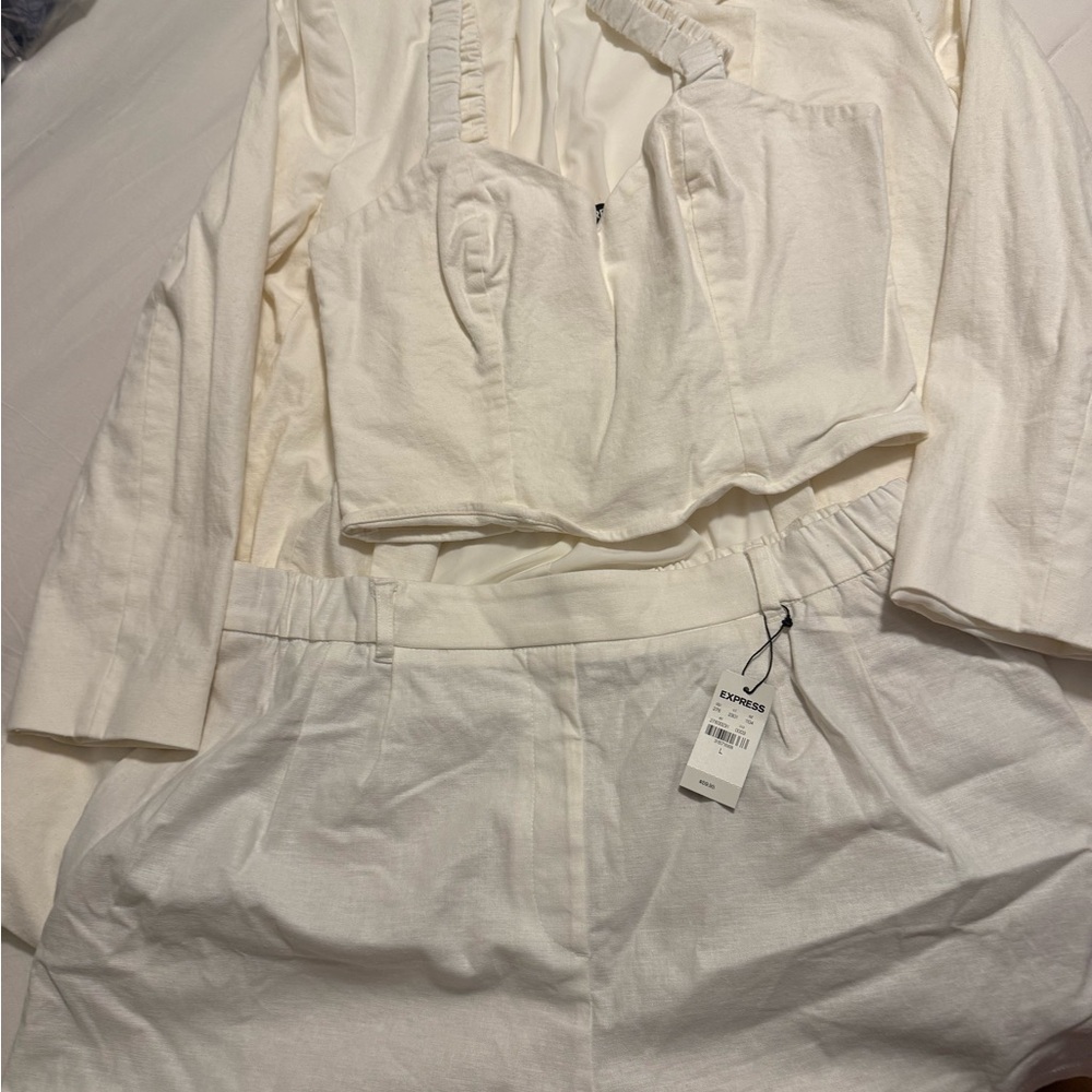 Express Cream 3 Piece Set